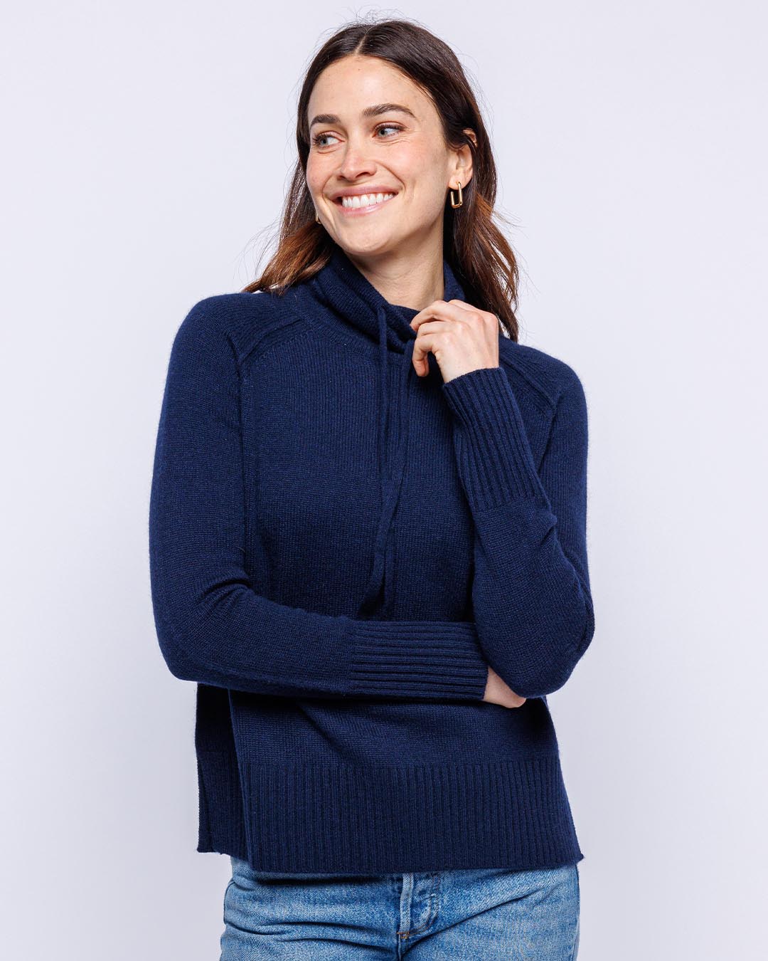 Cashmere Drawstring Funnel