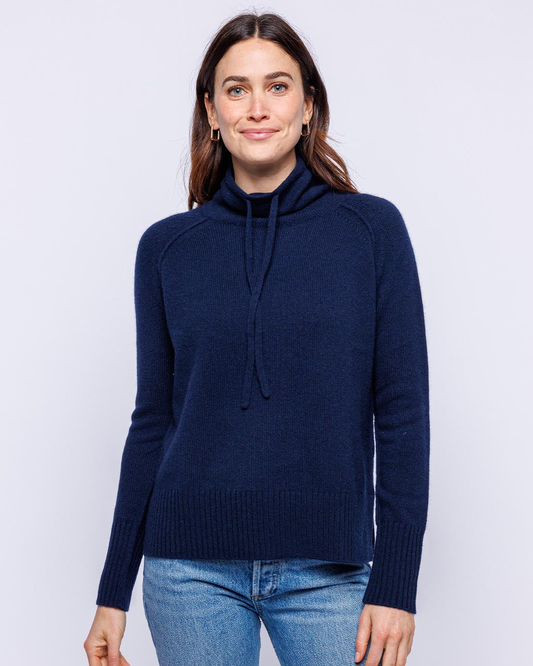 Cashmere Drawstring Funnel