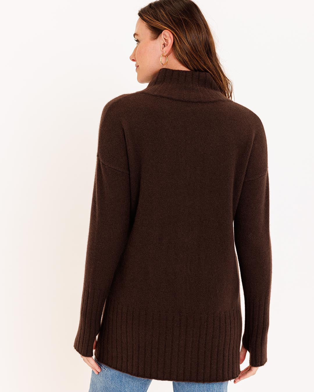 Cashmere Zip Up Cardigan