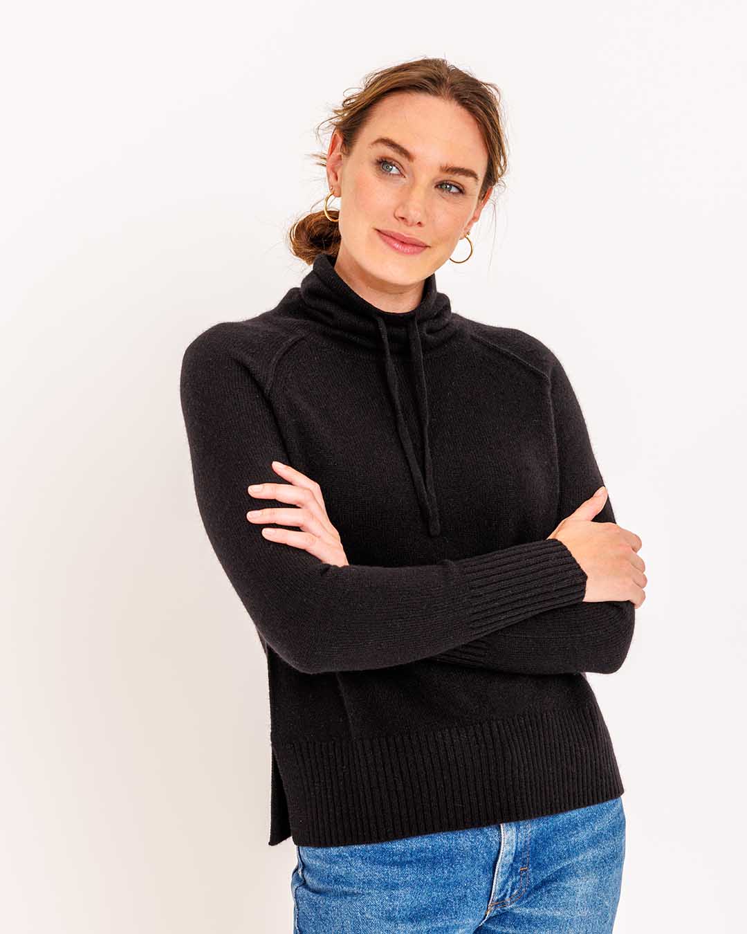 Cashmere Drawstring Funnel