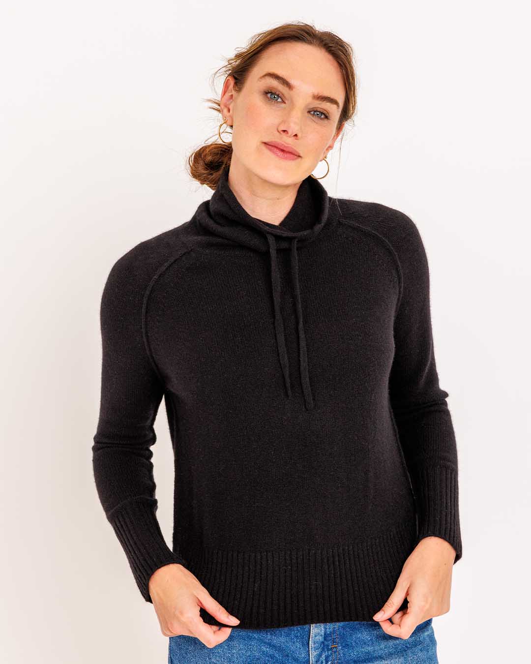 Cashmere Drawstring Funnel