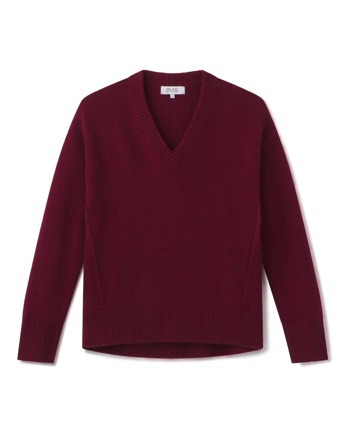 Cashmere Forward Seam V-Neck