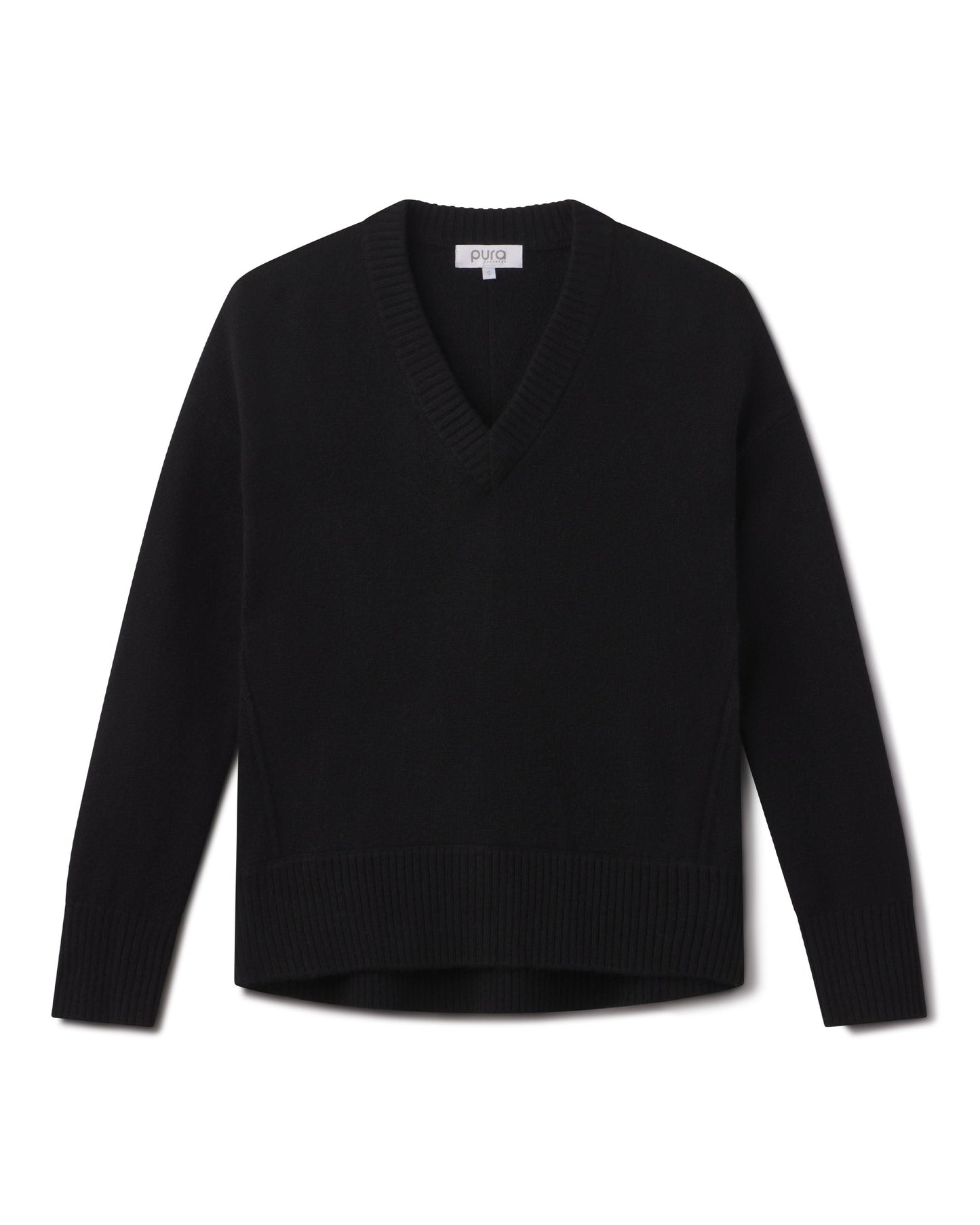 Cashmere Forward Seam V-Neck
