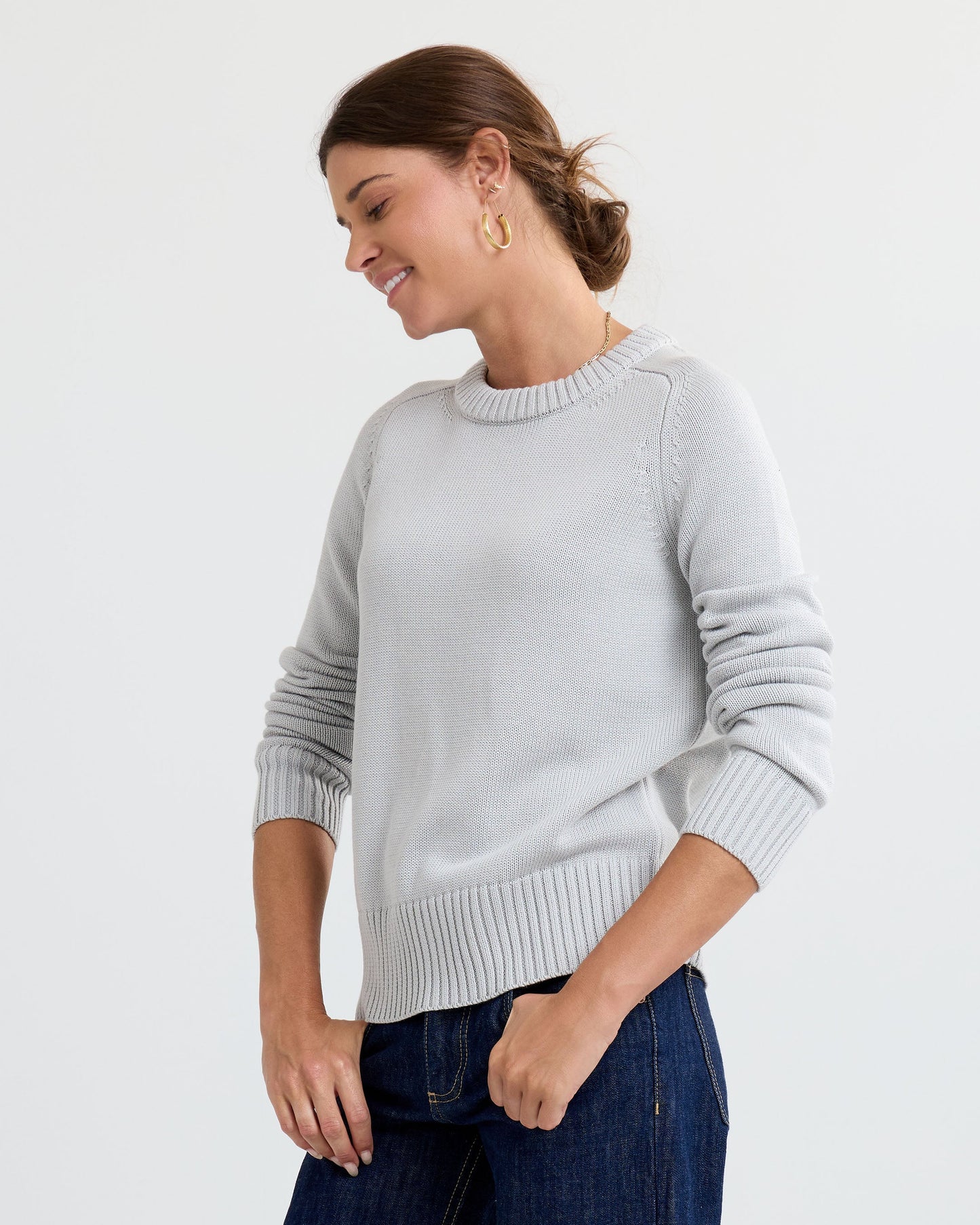 Cotton Silk Crew