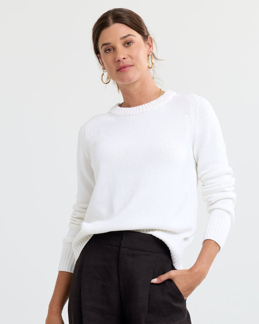 Cotton Silk Crew
