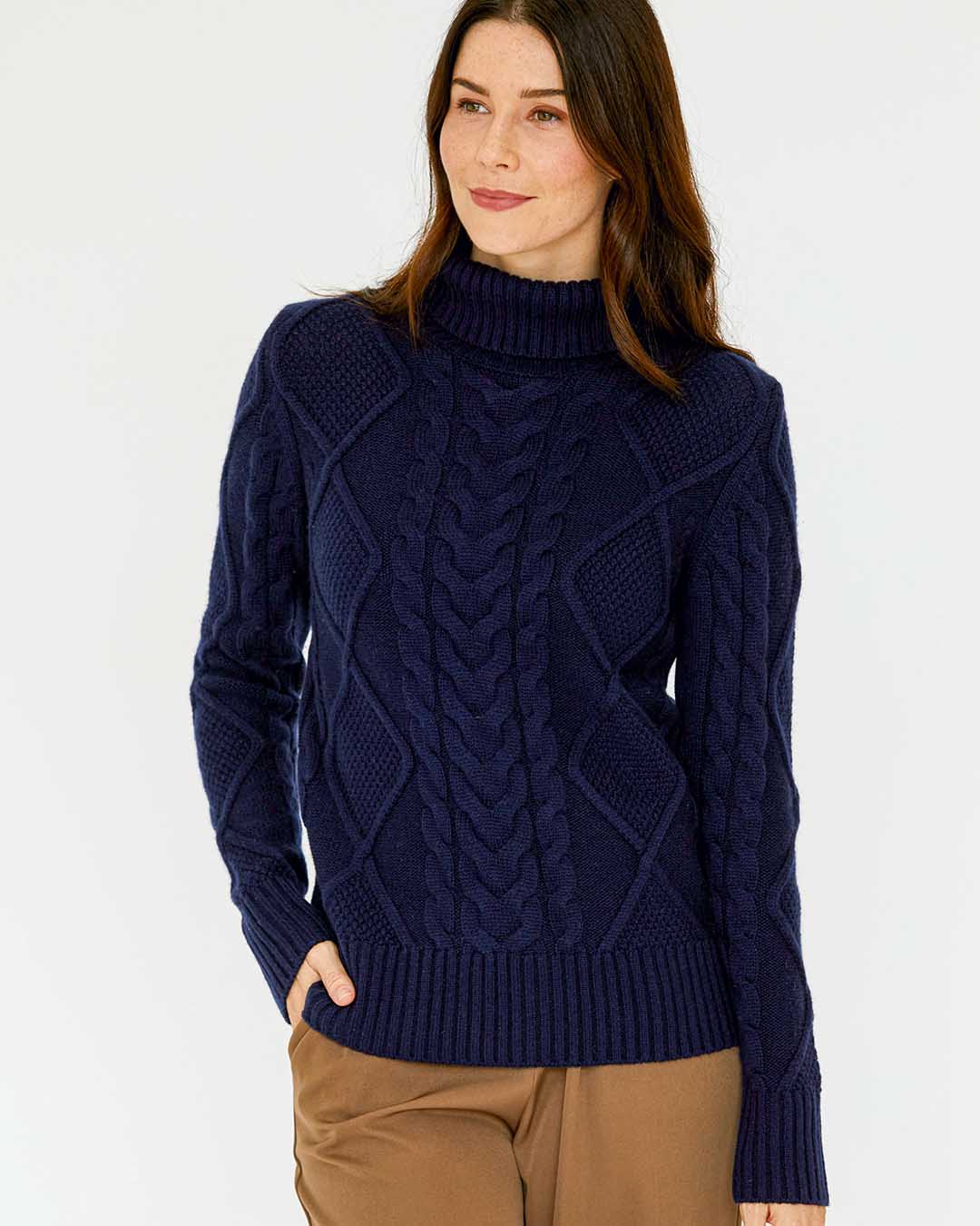 Classic Cable Turtleneck