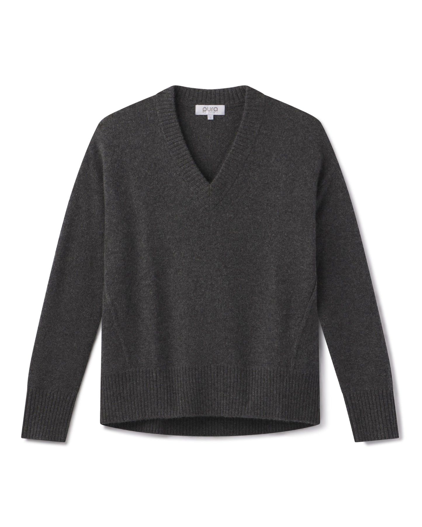 Cashmere Forward Seam V-Neck